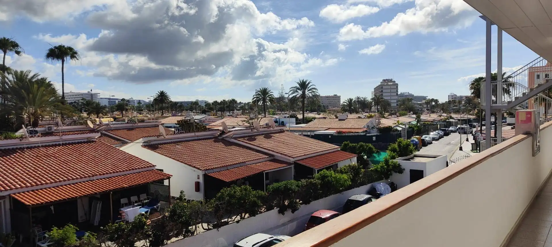 Vista exterior de Apartamento en venta en San Bartolomé de Tirajana con Jardín privado y Piscina comunitaria