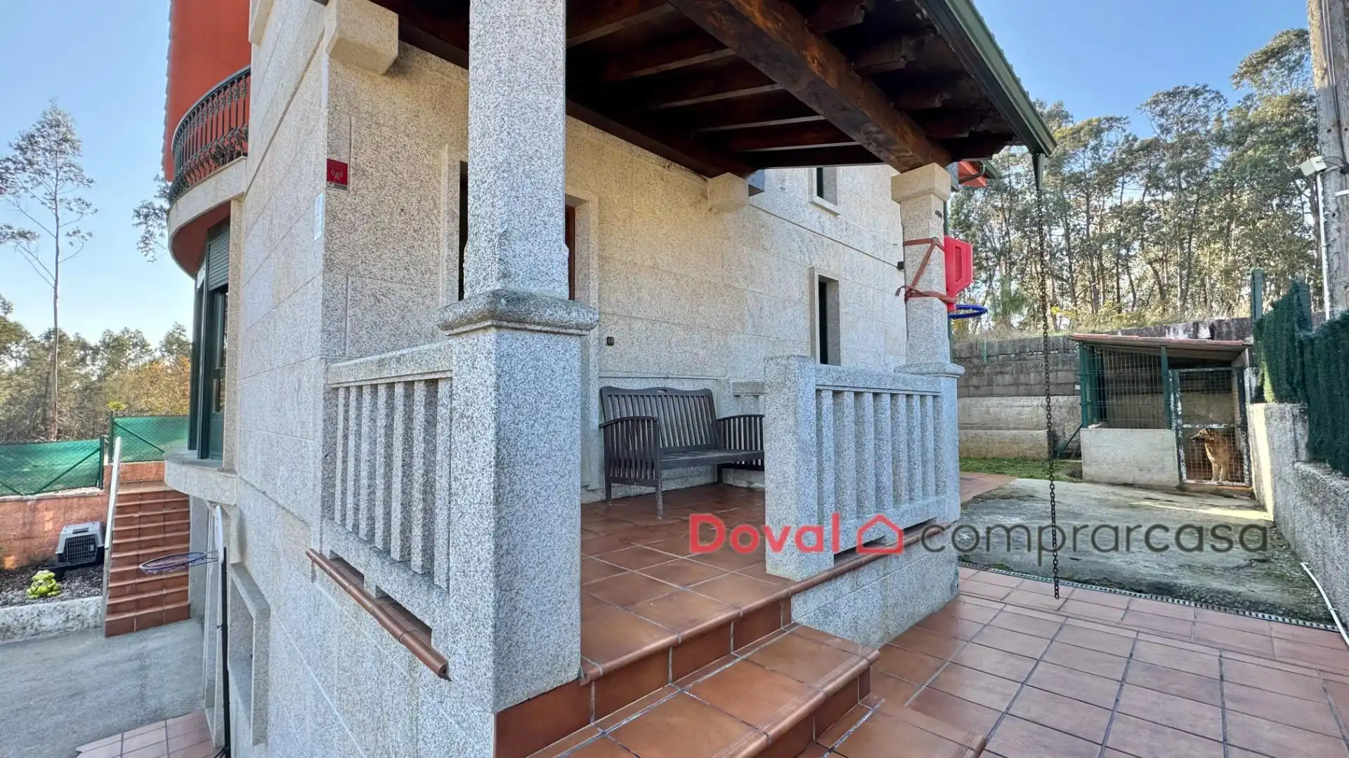 Vista exterior de Casa o xalet en venda en Salceda de Caselas amb Calefacció, Jardí privat i Terrassa