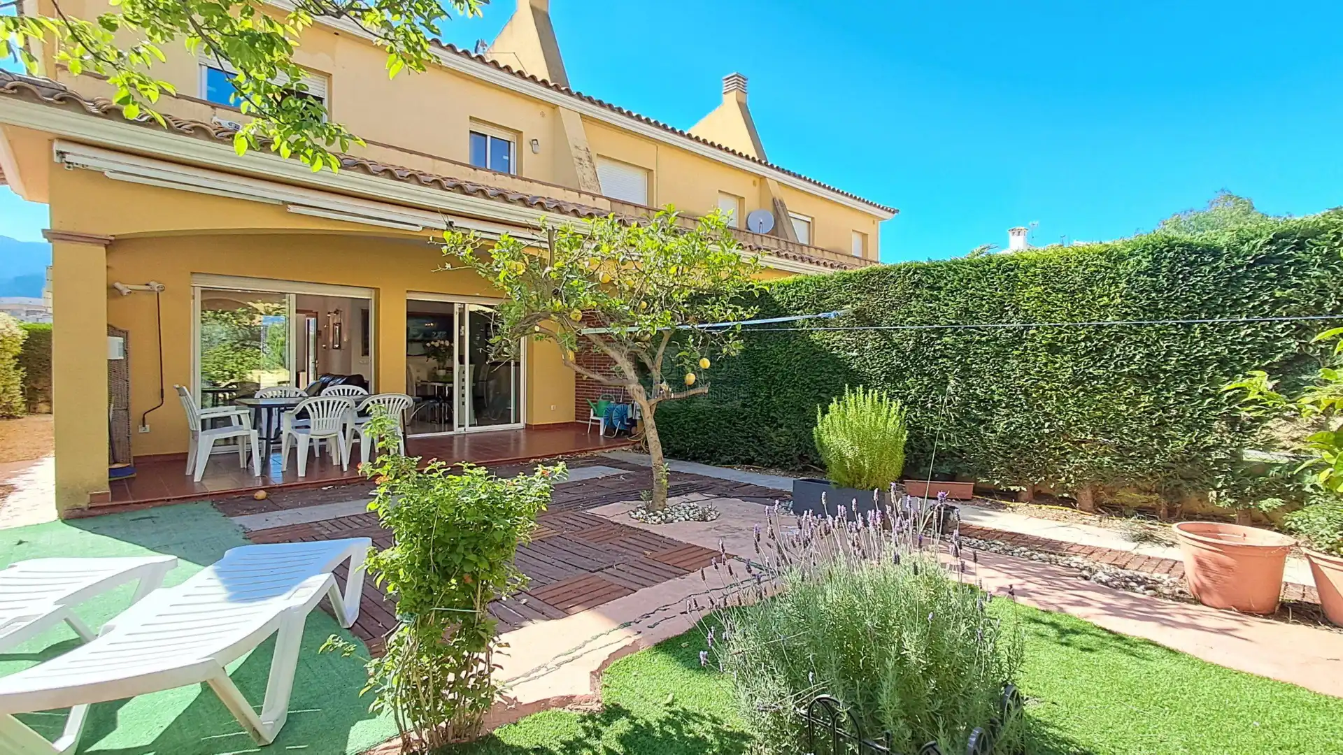 Garden of Detached homes for sale in Mont-roig del Camp  with Air Conditioner, Furnished and Balcony