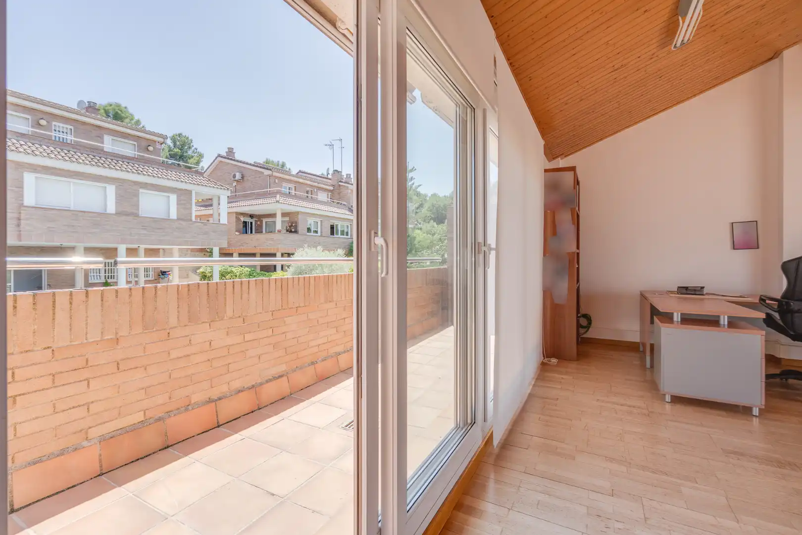 Terraza de Casa adosada en venta en Sant Quirze del Vallès con Aire acondicionado, Calefacción y Jardín privado