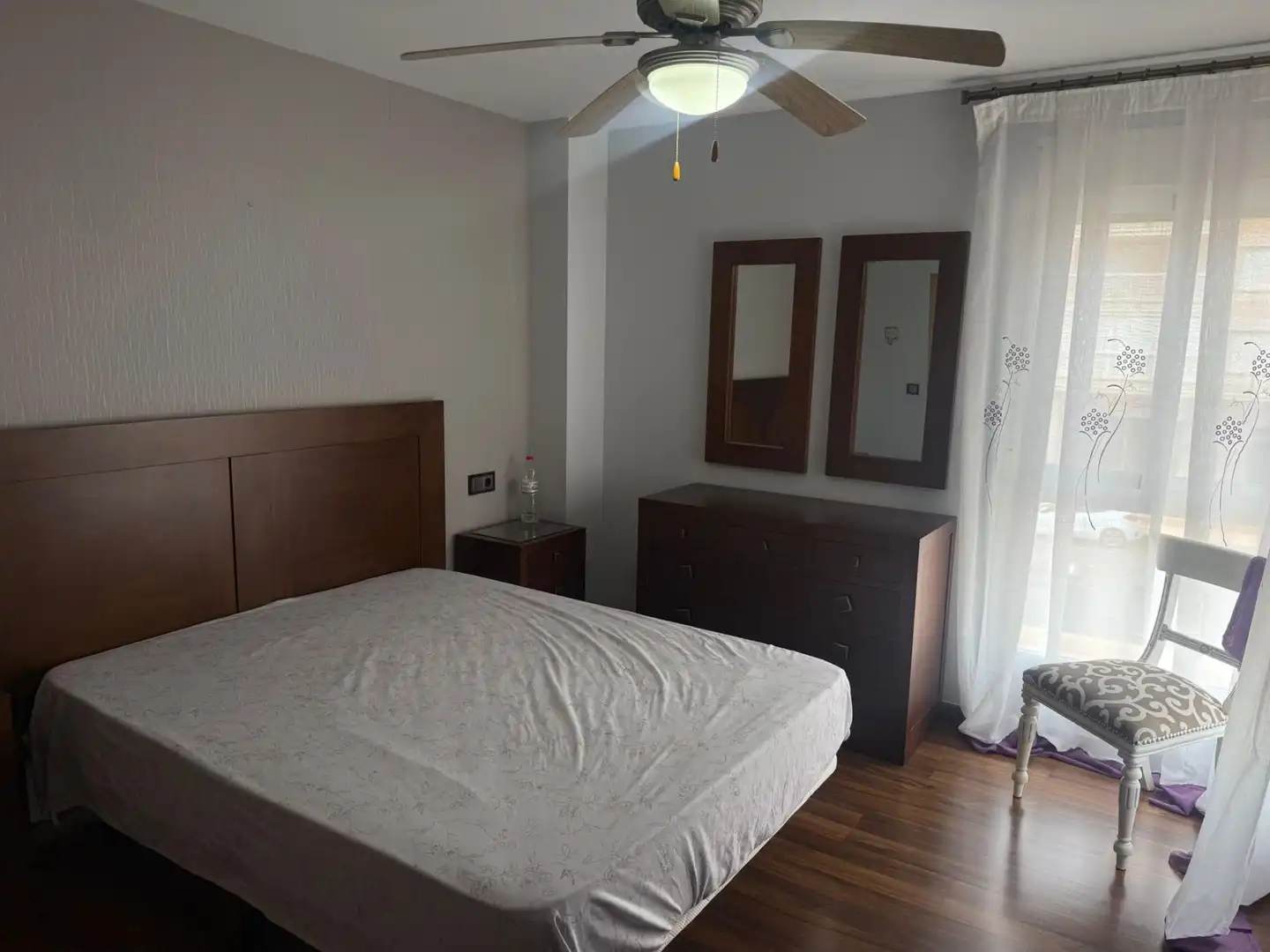 Schlafzimmer von Wohnung zur Miete in Águilas mit Klimaanlage, Parkett und Terrasse