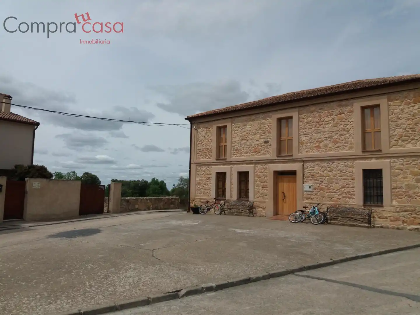 Vista exterior de Finca rústica en venta en Turégano con Jardín privado y Trastero