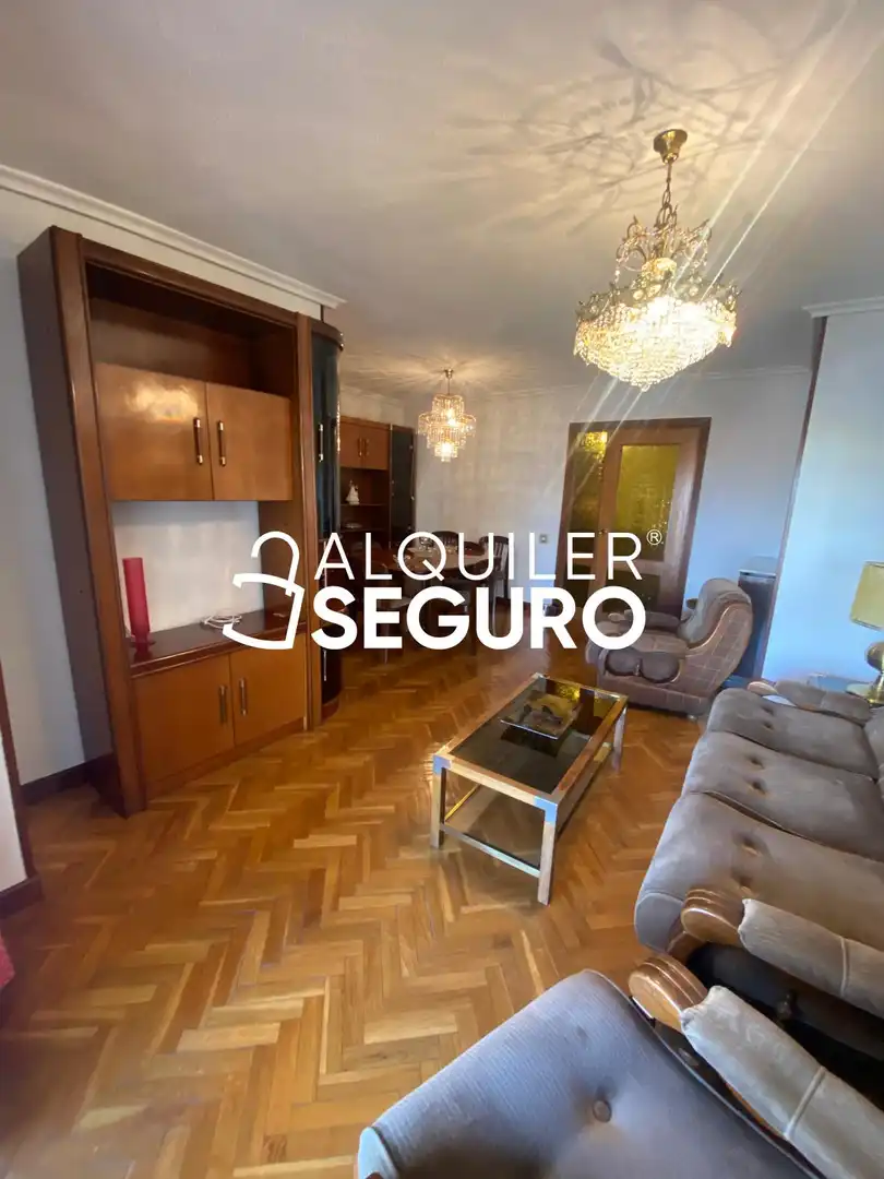 Sala d'estar de Pis de lloguer en Guadalajara amb Aire condicionat, Calefacció i Terrassa