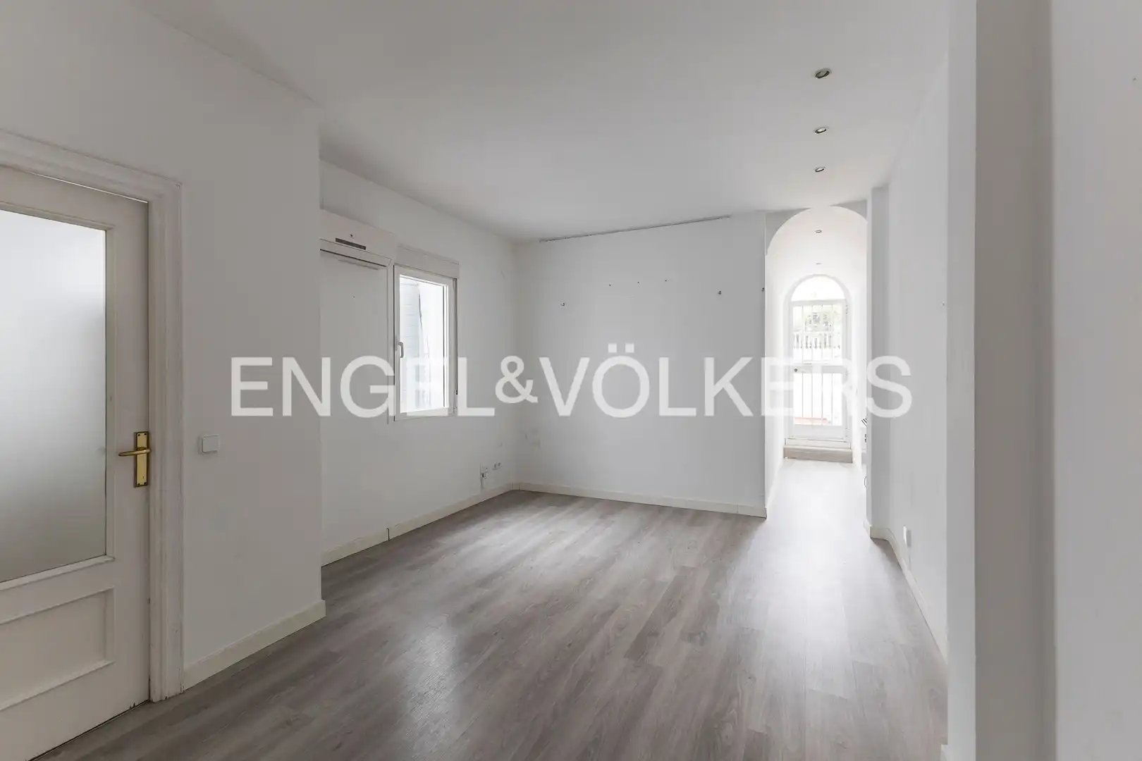 Living room of Attic for rent in Barrio de Salamanca