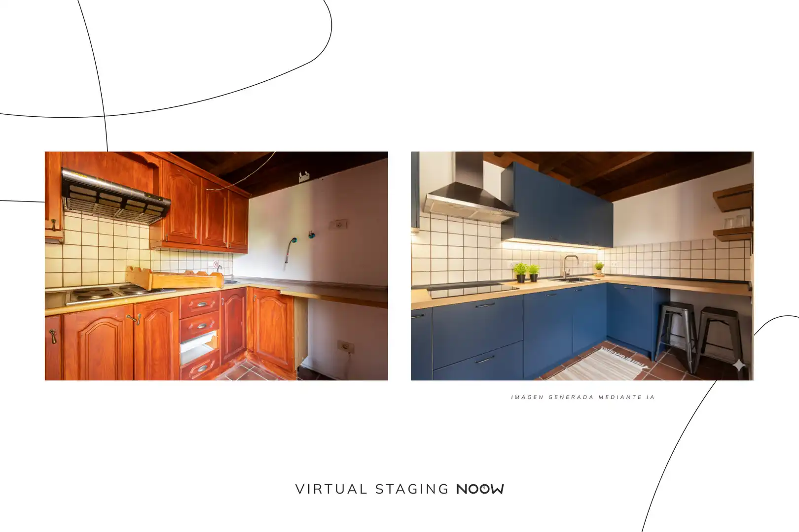 Cocina de Casa o chalet en venta en El Rosario