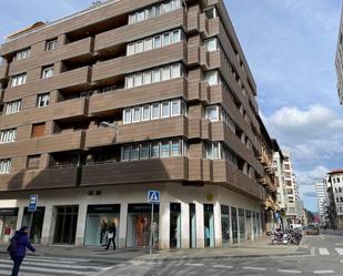 Exterior view of Flat to rent in  Pamplona / Iruña  with Heating, Parquet flooring and Furnished