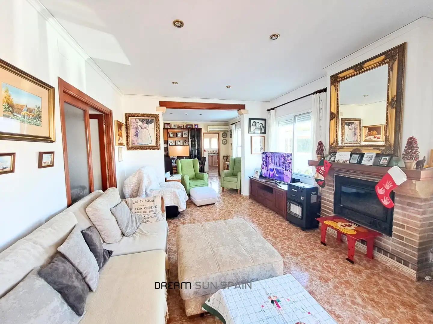 Living room of Houses for sale in Dénia  with Air Conditioner, Heating and Private garden