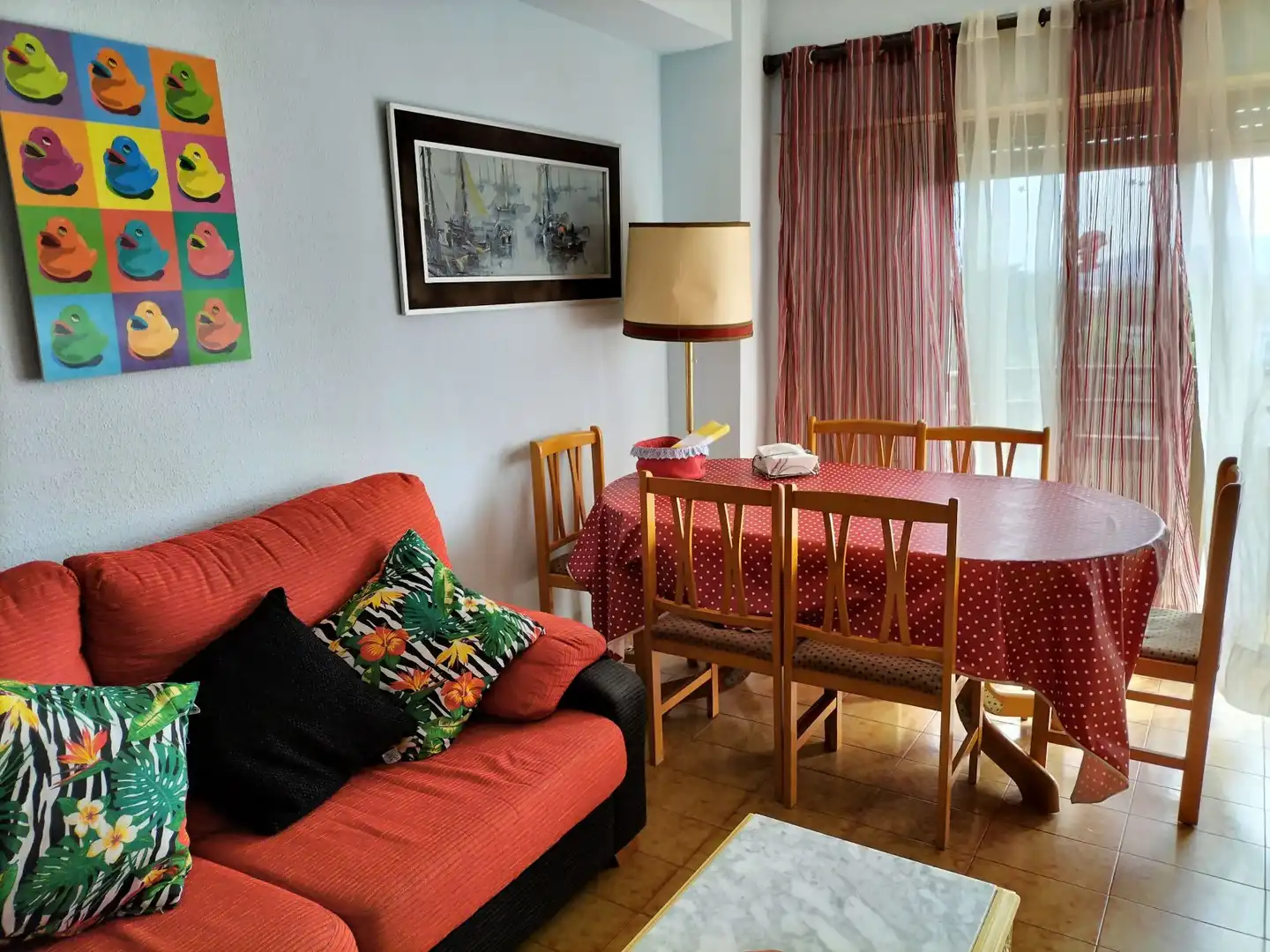 Sala d'estar de Pis de lloguer en Puerto