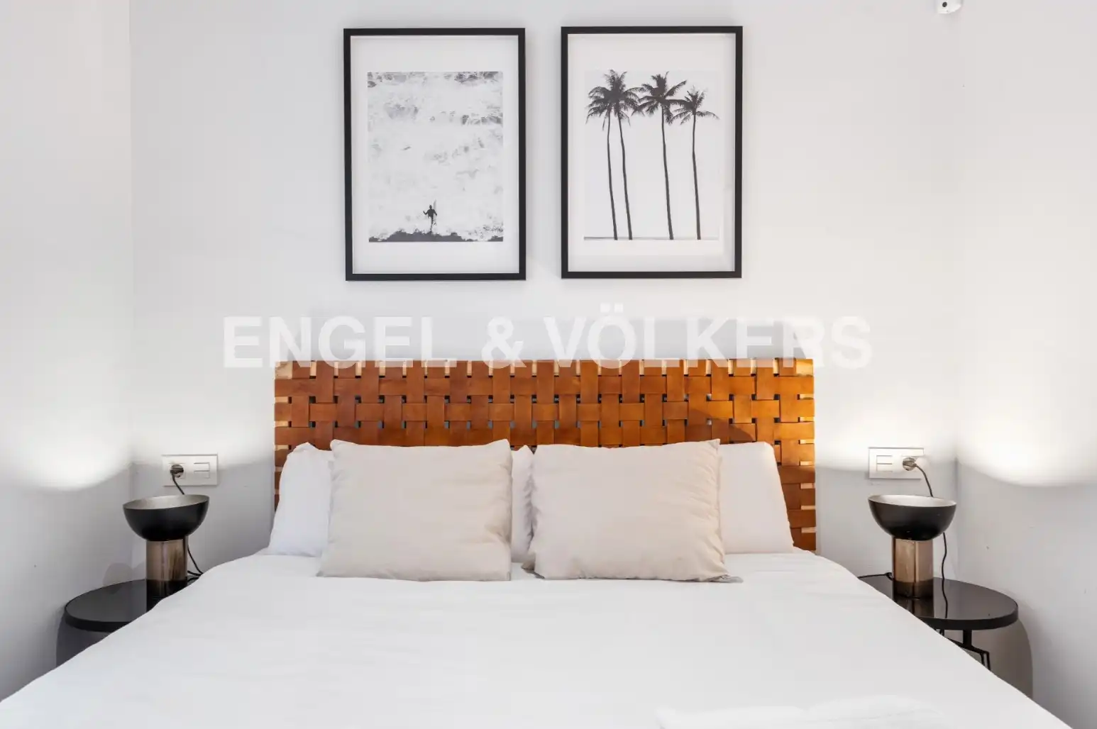 Schlafzimmer von Wohnung zur Miete in Barcelona mit Klimaanlage, Heizung und Parkett