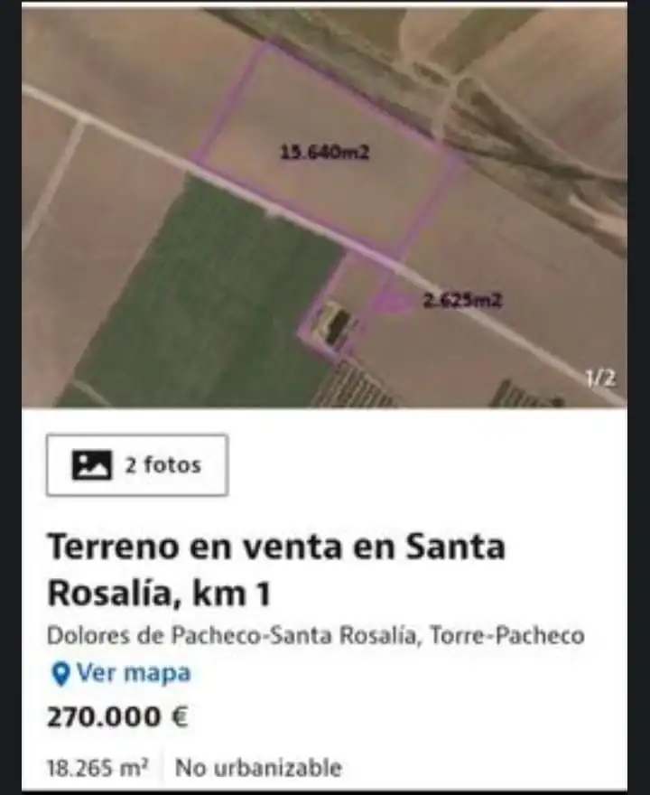 Terreno rustico in vendita a Mar Menor Golf, imagen 3
