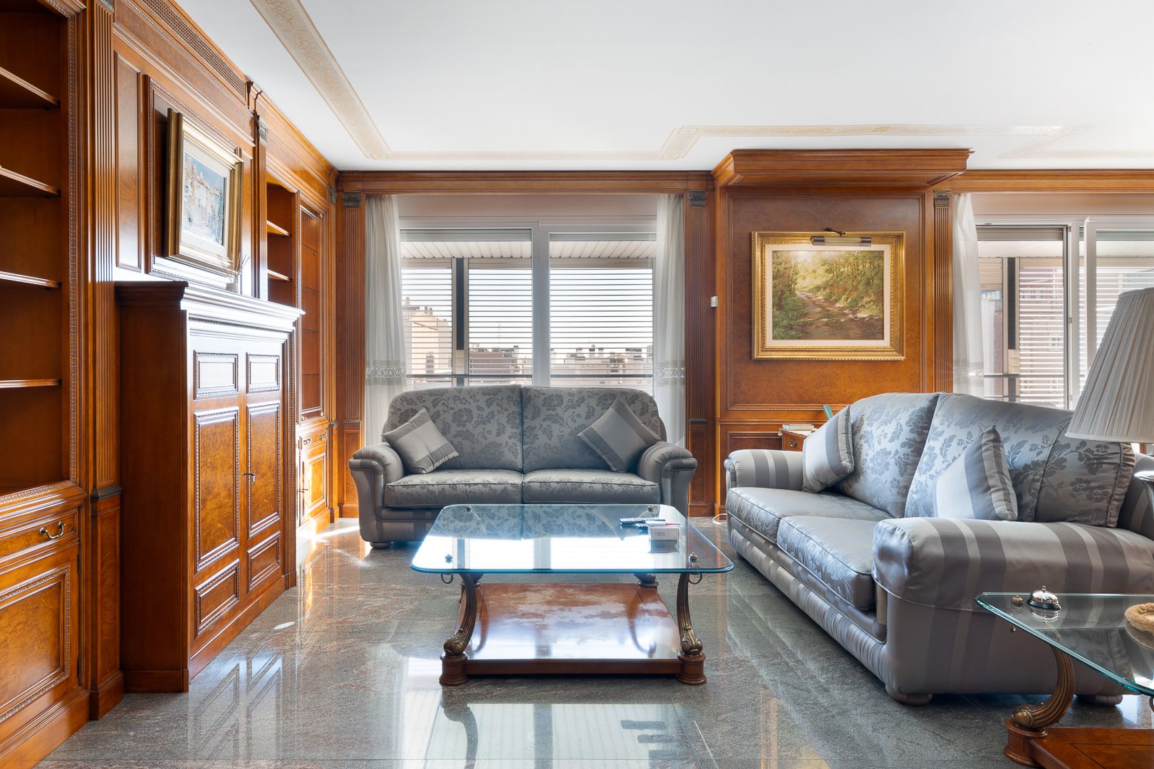 Living room of Flat to rent in  Barcelona Capital  with Air Conditioner, Heating and Terrace