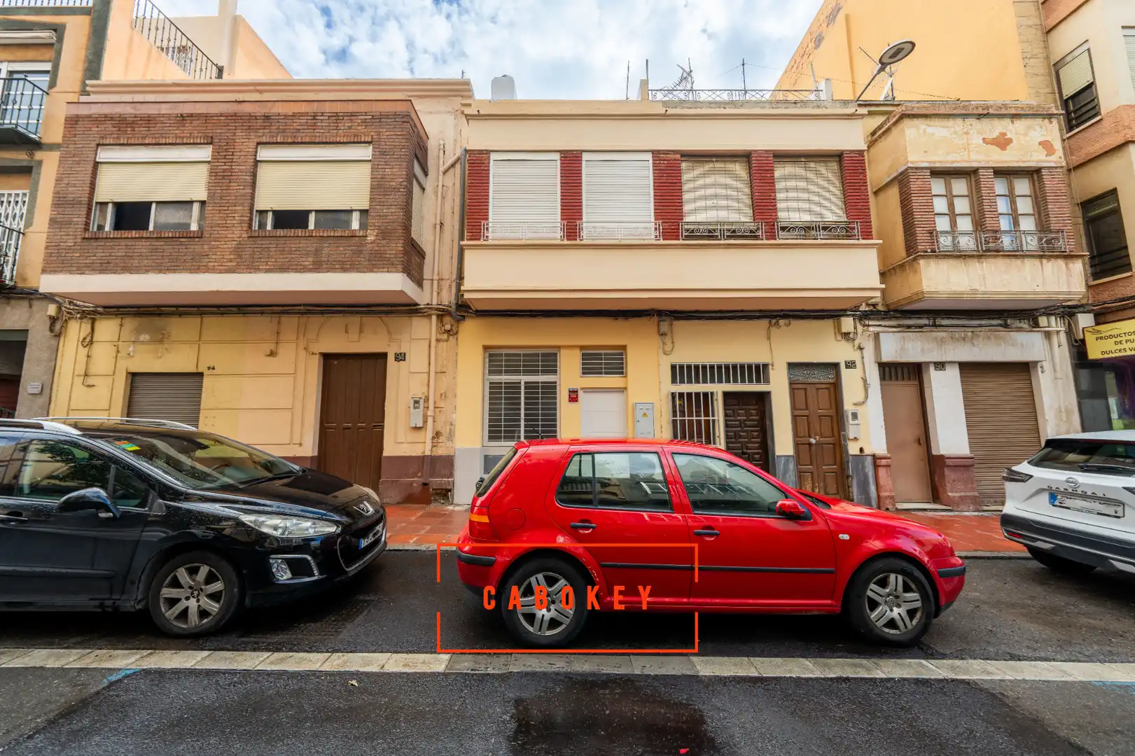 Vista exterior de Casa adosada en venta en Almería con Aire acondicionado, Calefacción y Parquet