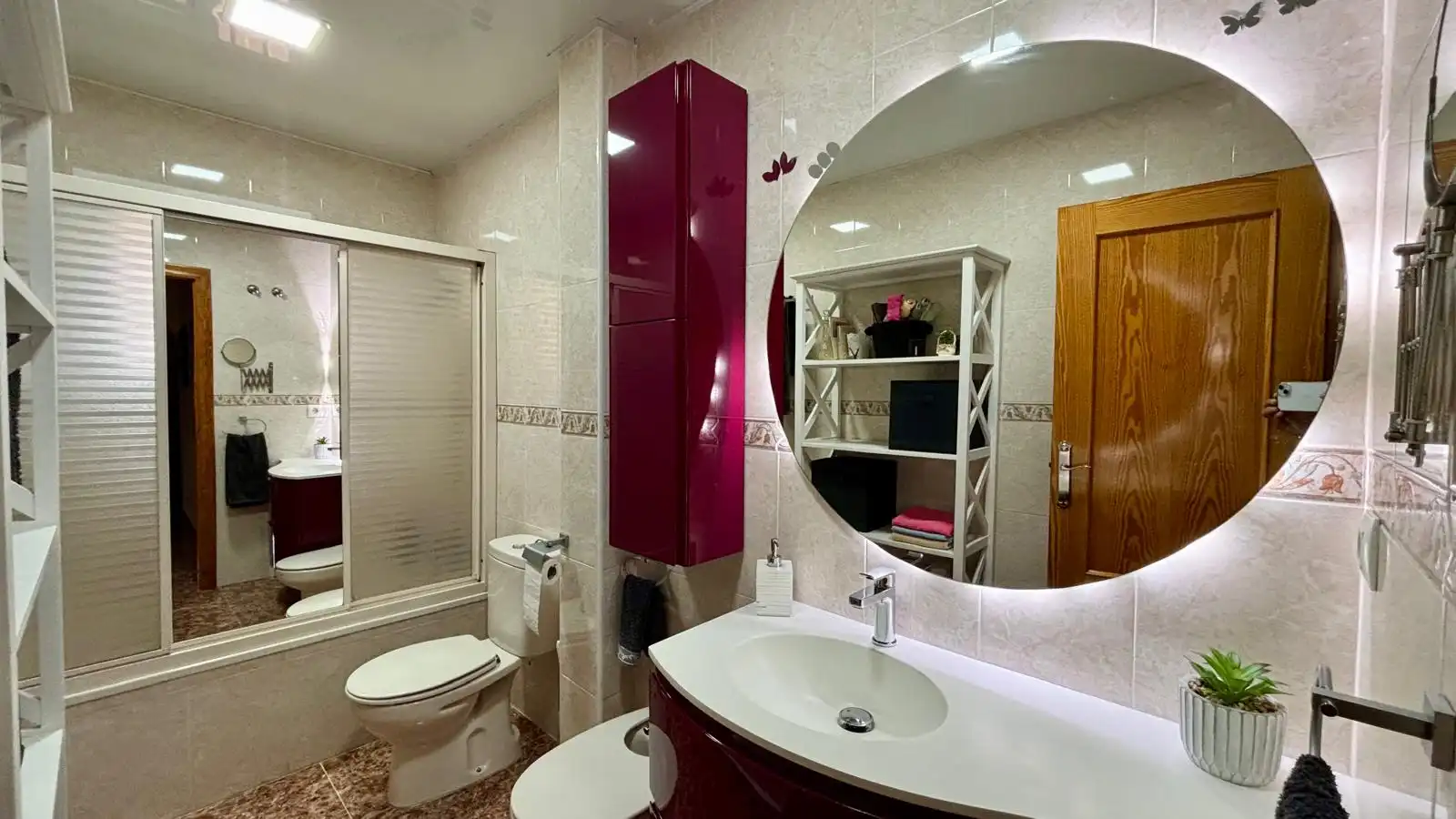 Baño de Casa adosada en venta en Cartagena con Aire acondicionado, Calefacción y Jardín privado