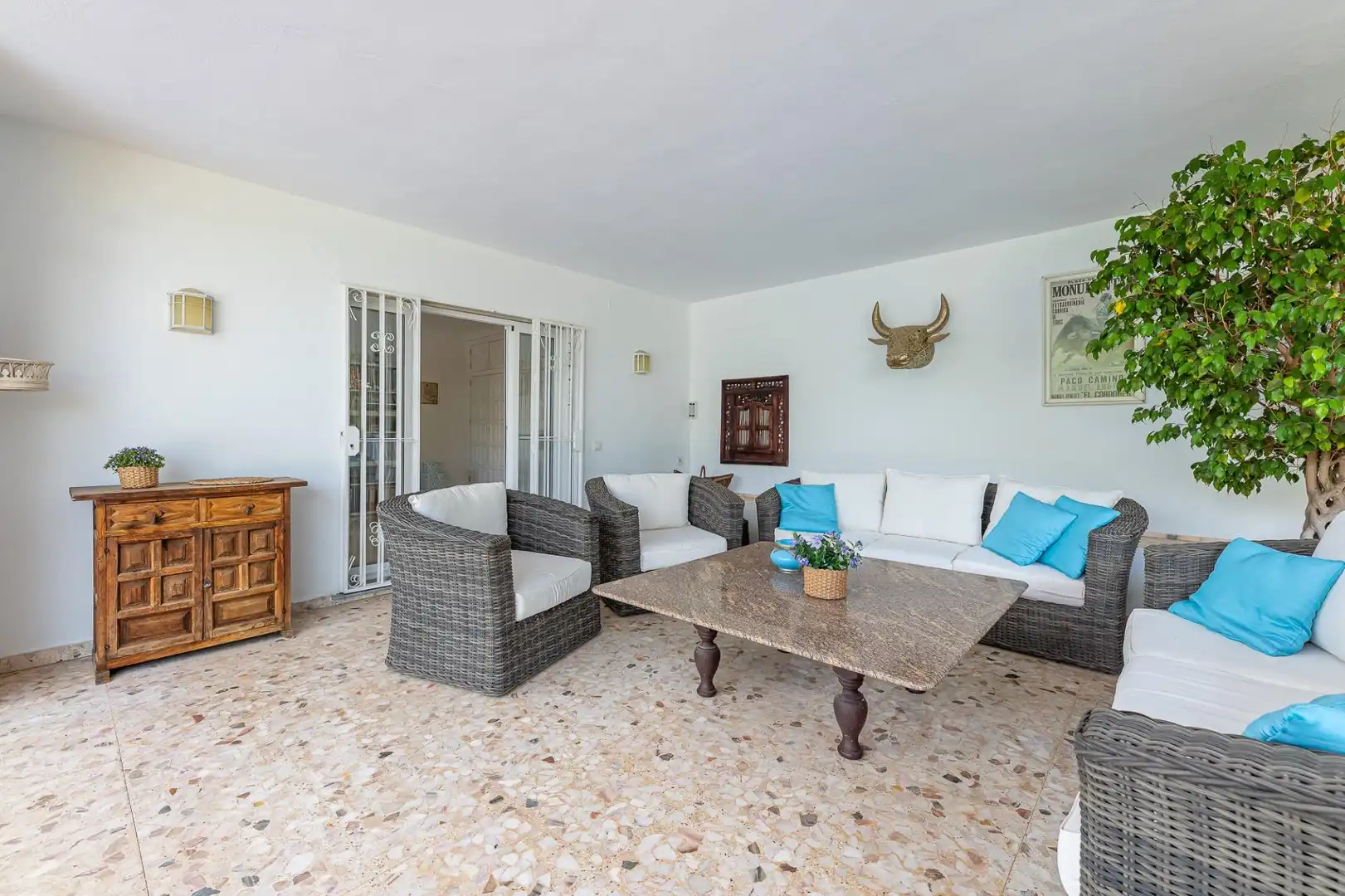 Terrassa de Casa o xalet en venda en Alhaurín El Grande amb Aire condicionat, Calefacció i Jardí privat