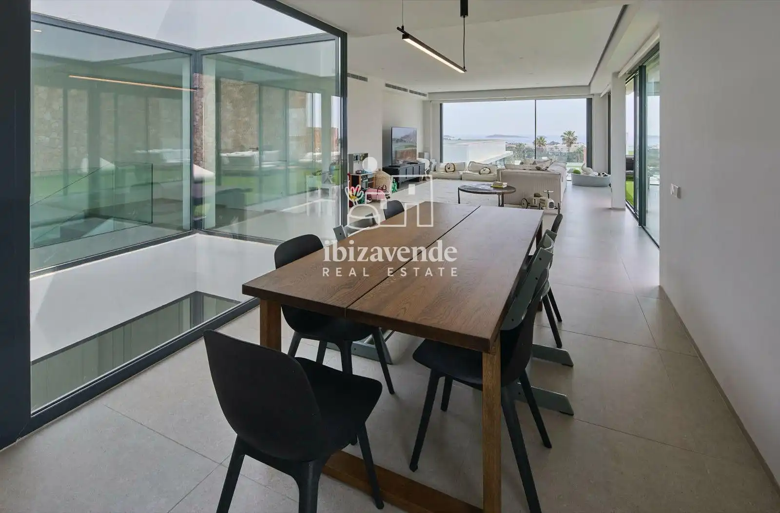 Terraza de Casa o chalet de alquiler en Santa Eulària des Riu con Aire acondicionado, Calefacción y Jardín privado