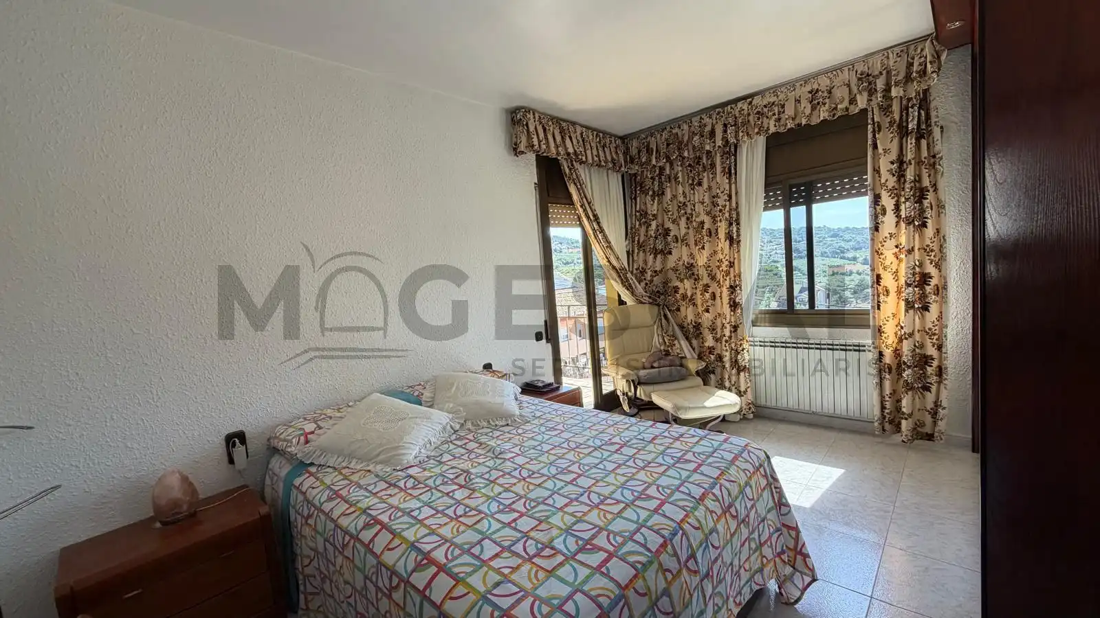 Schlafzimmer von Wohnung zum Verkauf in Caldes de Montbui mit Heizung, Terrasse und Abstellraum