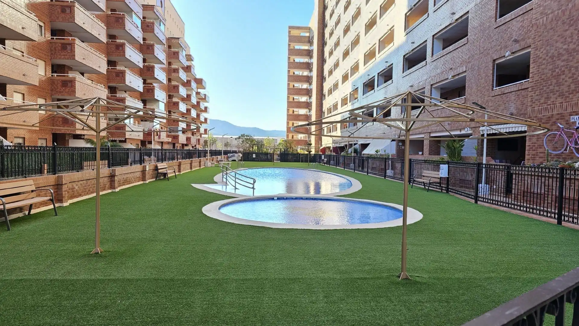 Swimming pool of Apartments for sale in Oropesa del Mar / Orpesa  with Air Conditioner, Heating and Terrace