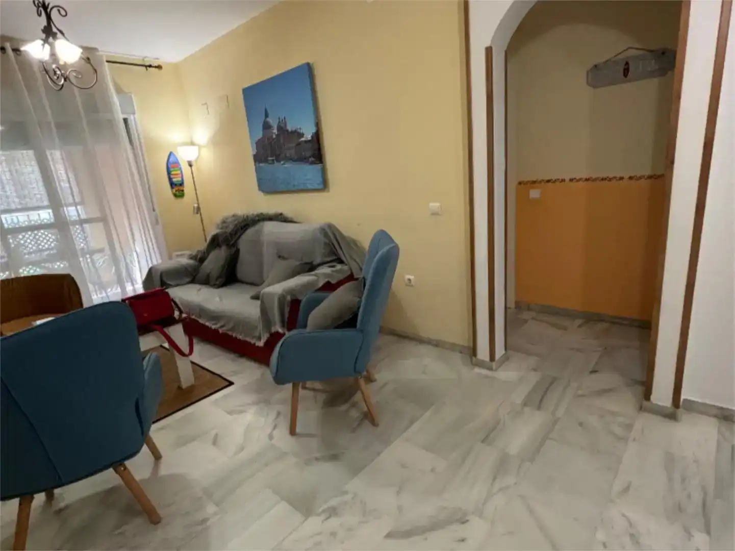 Living room of Flat for rent in Rota  with Air Conditioner, Storage room and Swimming Pool