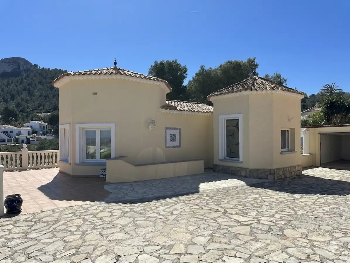 Exterior view of Houses for sale in Dénia  with Air Conditioner, Private garden and Terrace