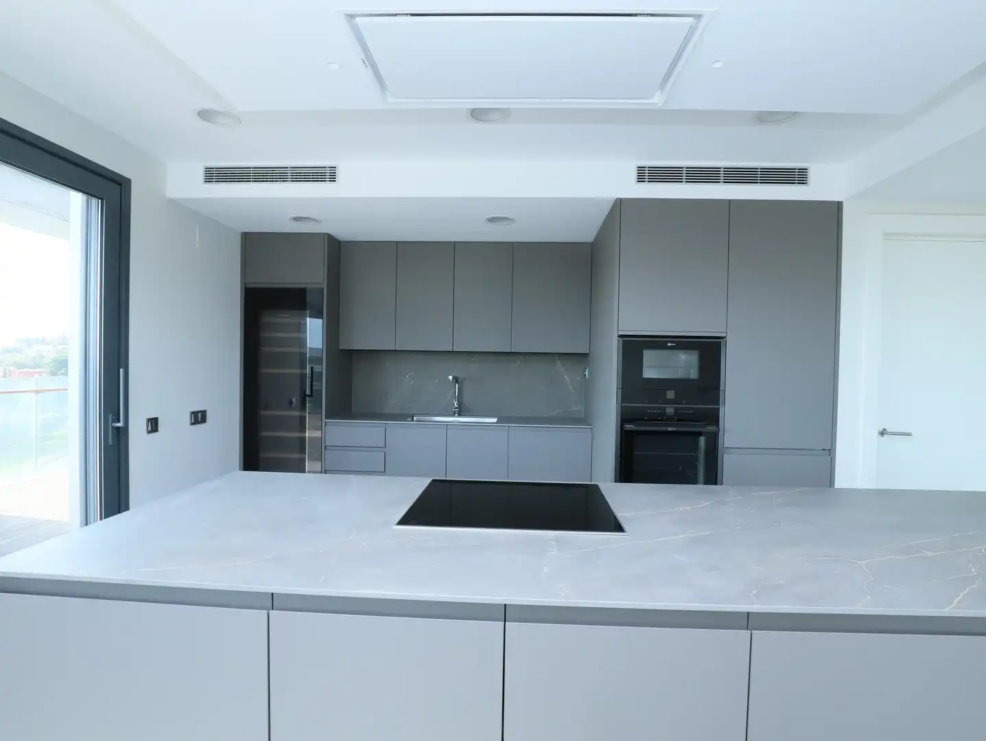 Cocina de Ático en venta en Esplugues de Llobregat con Aire acondicionado, Calefacción y Jardín privado