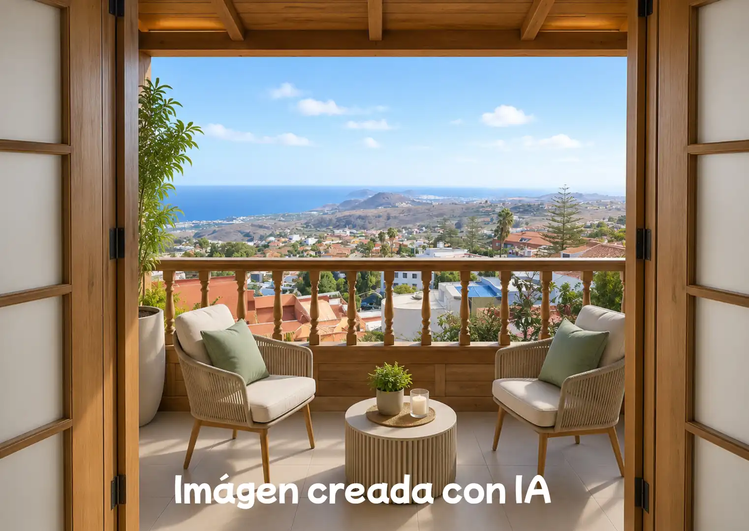 Terrace of Detached homes for sale in Firgas  with Private garden, Terrace and Balcony