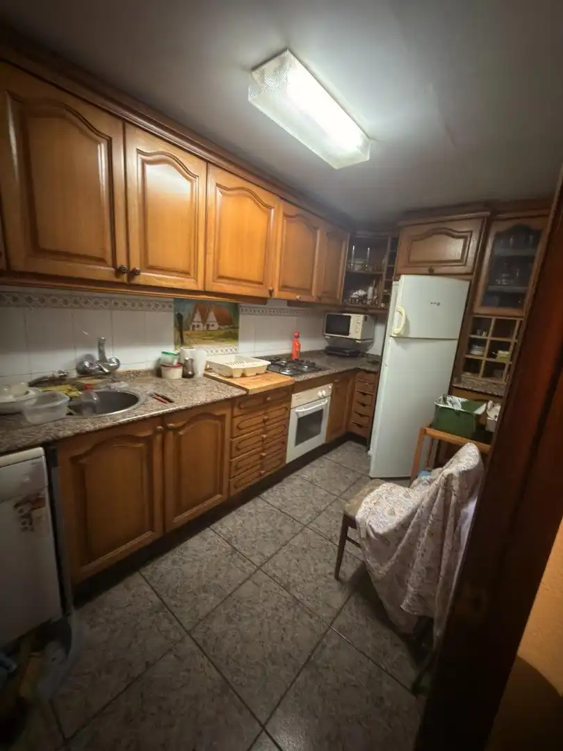 Cocina de Apartamento en venta en Valencia con Balcón