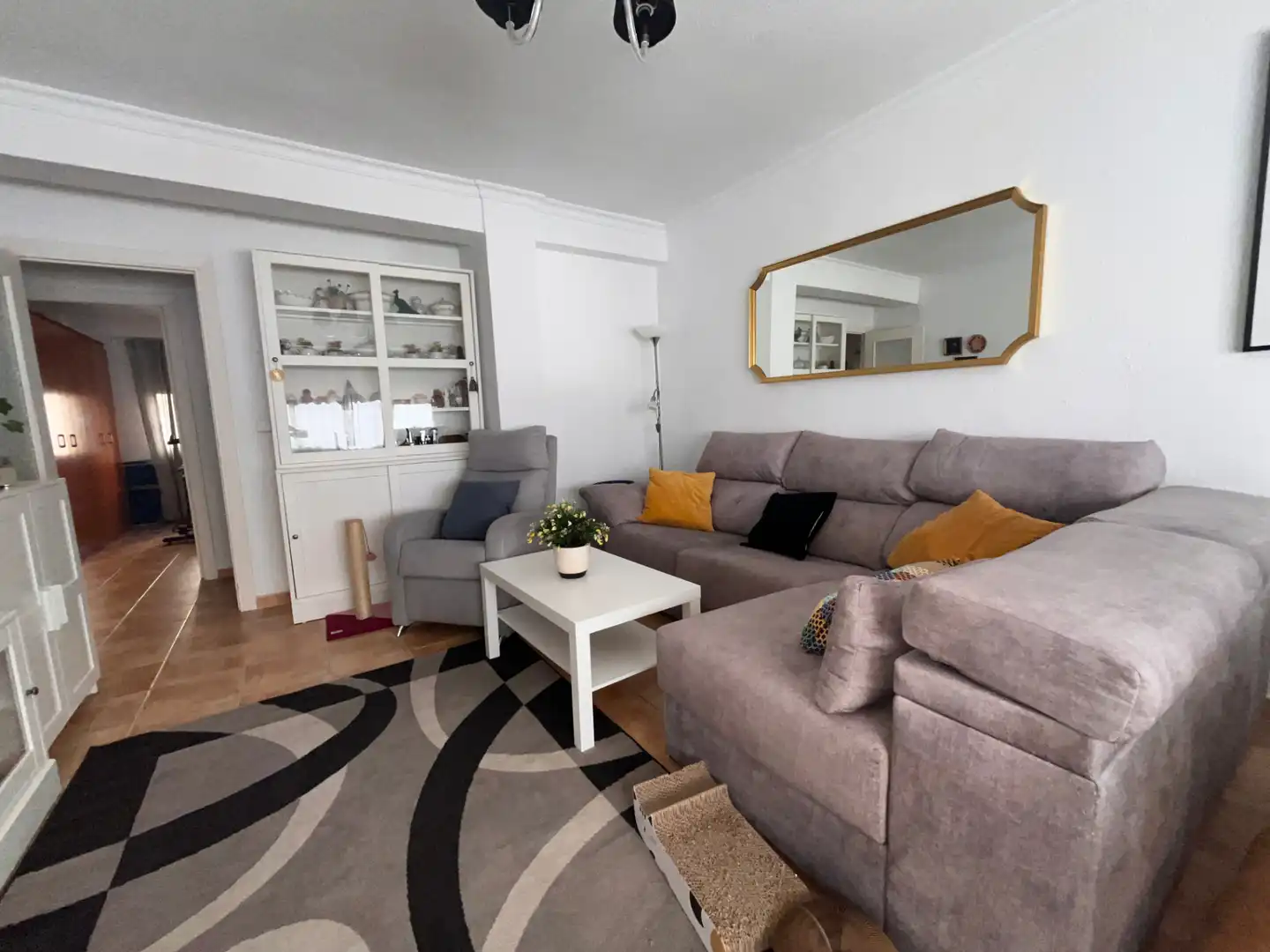 Sala de estar de Piso en venta en Cartagena con Aire acondicionado, Calefacción y Amueblado