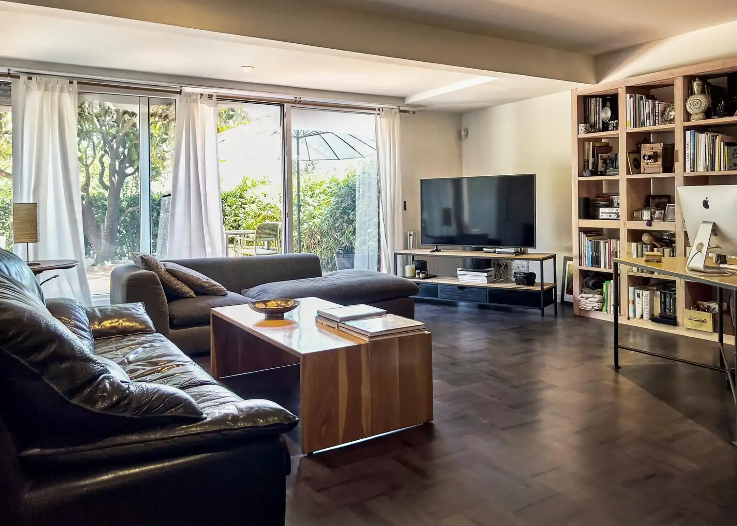 Wohnzimmer von Einfamilien-Reihenhaus zum Verkauf in Donostia - San Sebastián  mit Heizung, Privatgarten und Terrasse
