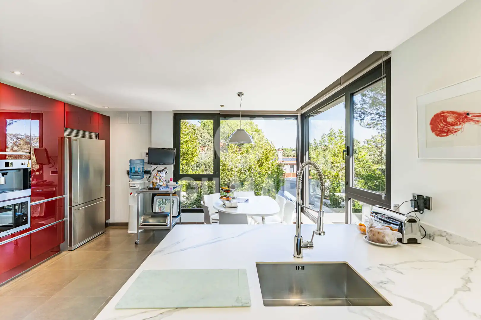Cocina de Casa o chalet en venta en Las Rozas de Madrid con Aire acondicionado, Calefacción y Jardín privado
