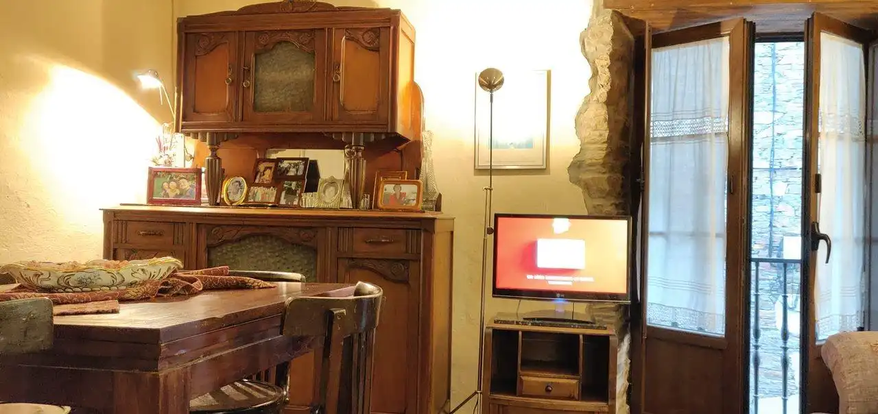 Sala d'estar de Finca rústica en venda en Ponferrada amb Jardí privat