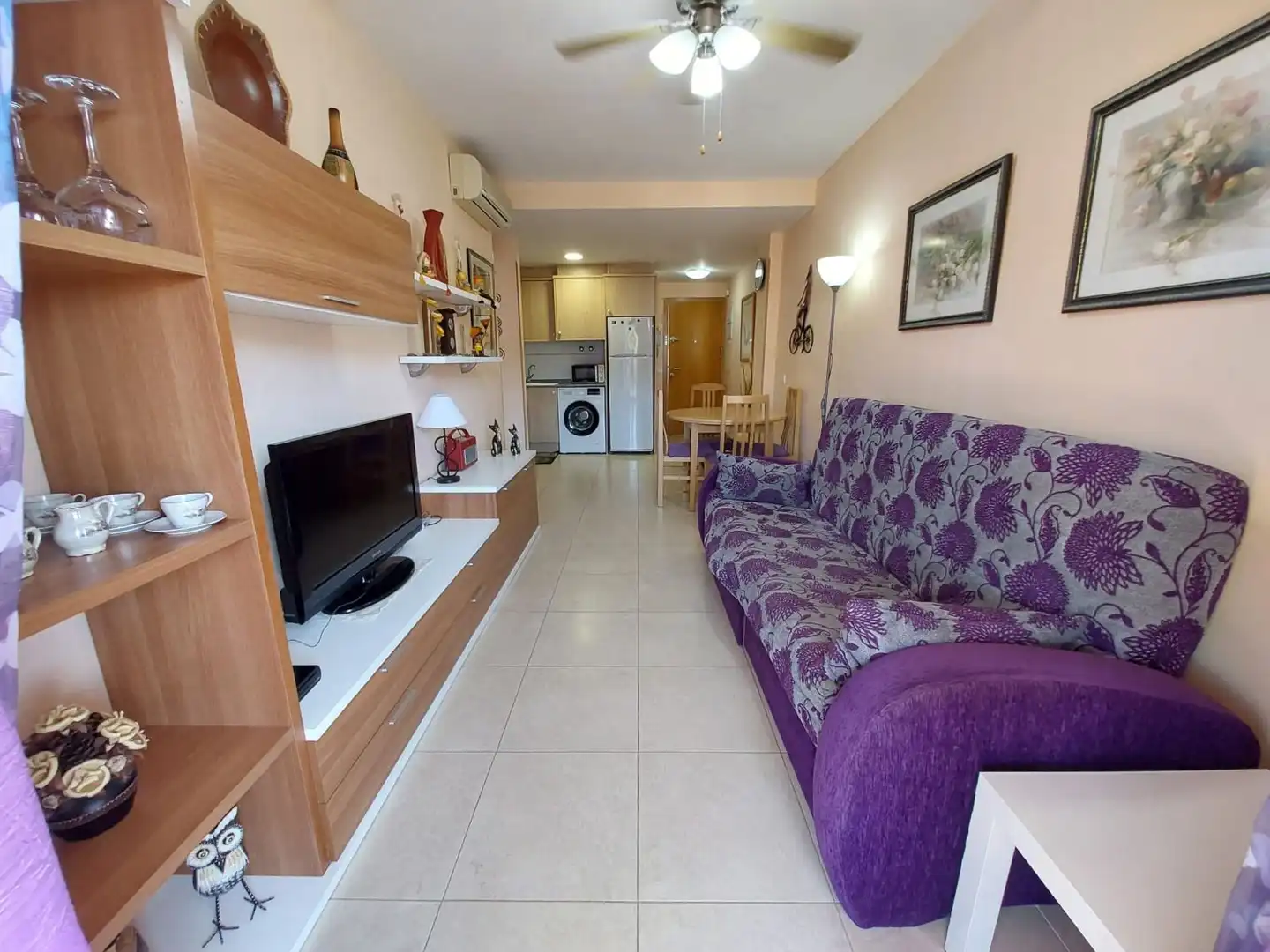 Sala de estar de Apartamento en venta en Oropesa del Mar / Orpesa con Aire acondicionado, Calefacción y Terraza