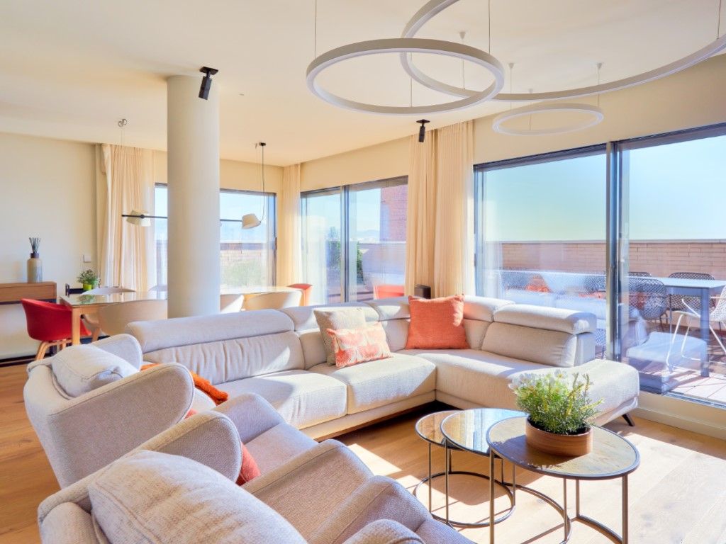 Sala de estar de Ático en venta en Málaga Capital