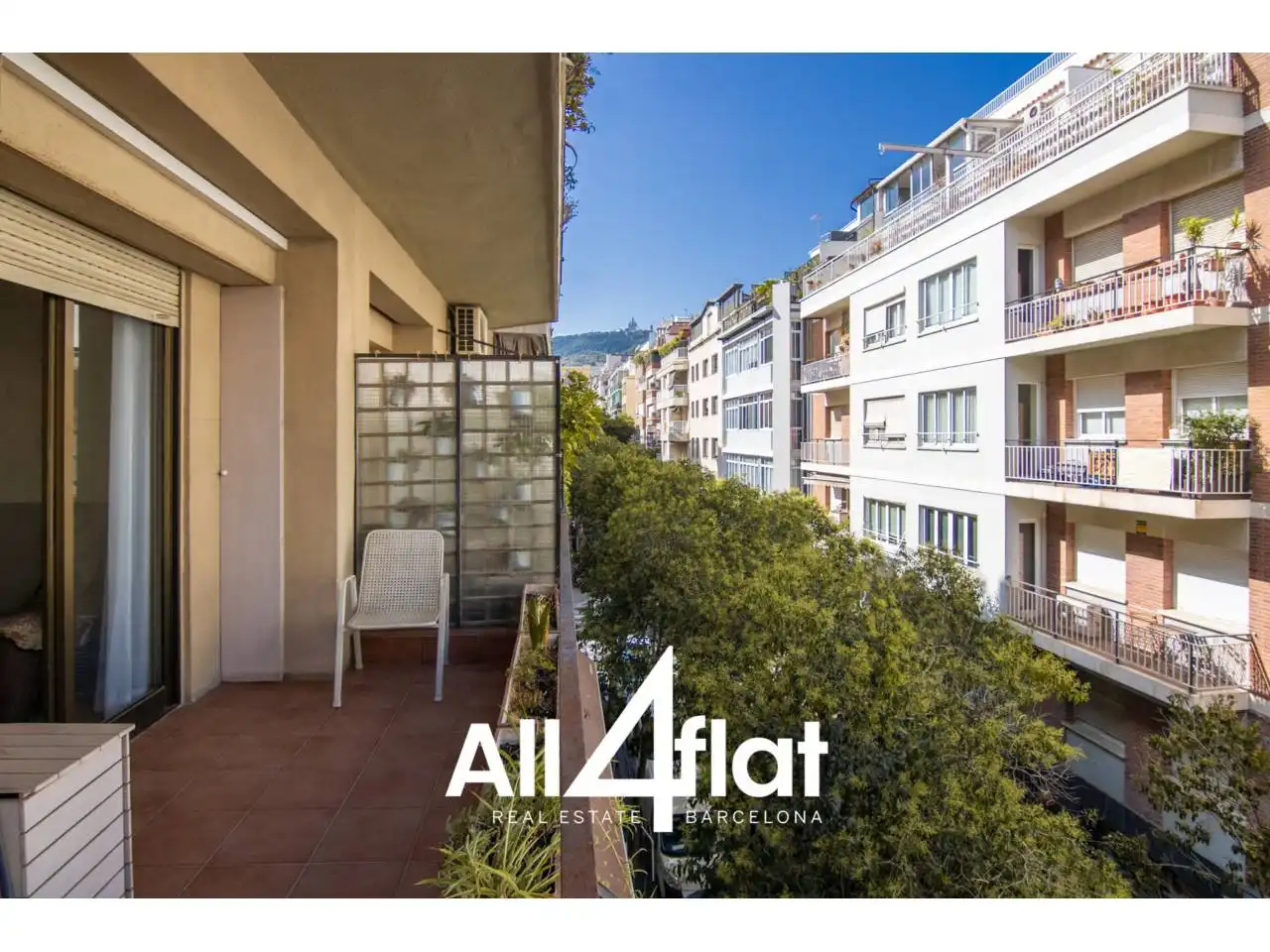 Exterior view of Flat for rent in Barcelona  with Air Conditioner, Parquet flooring and Furnished