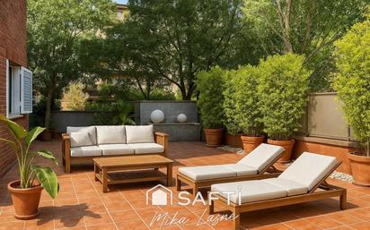 Terrace of Flat for sale in Sant Cugat del Vallès  with Air Conditioner, Heating and Terrace