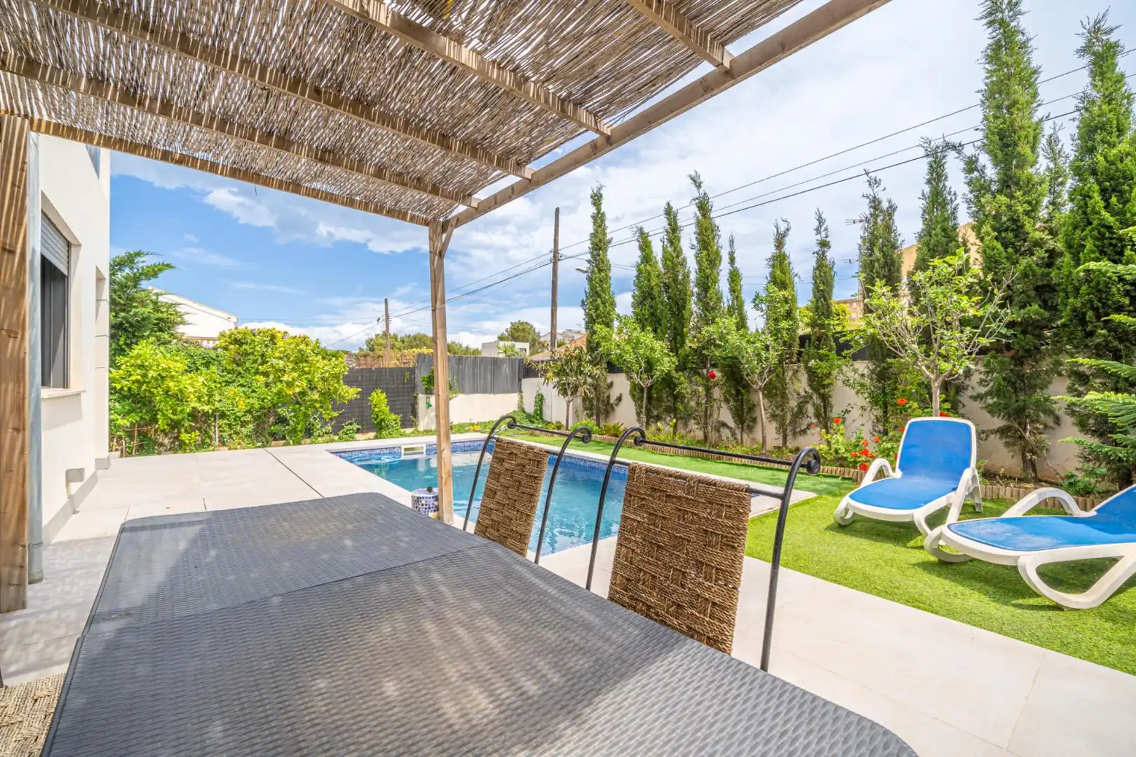 Piscina de Casa o xalet en venda en Calvià amb Aire condicionat, Calefacció i Jardí privat