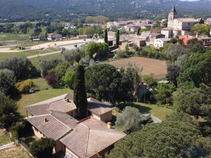 Vista exterior de Casa o xalet en venda en Santa Cristina d'Aro amb Calefacció, Jardí privat i Terrassa