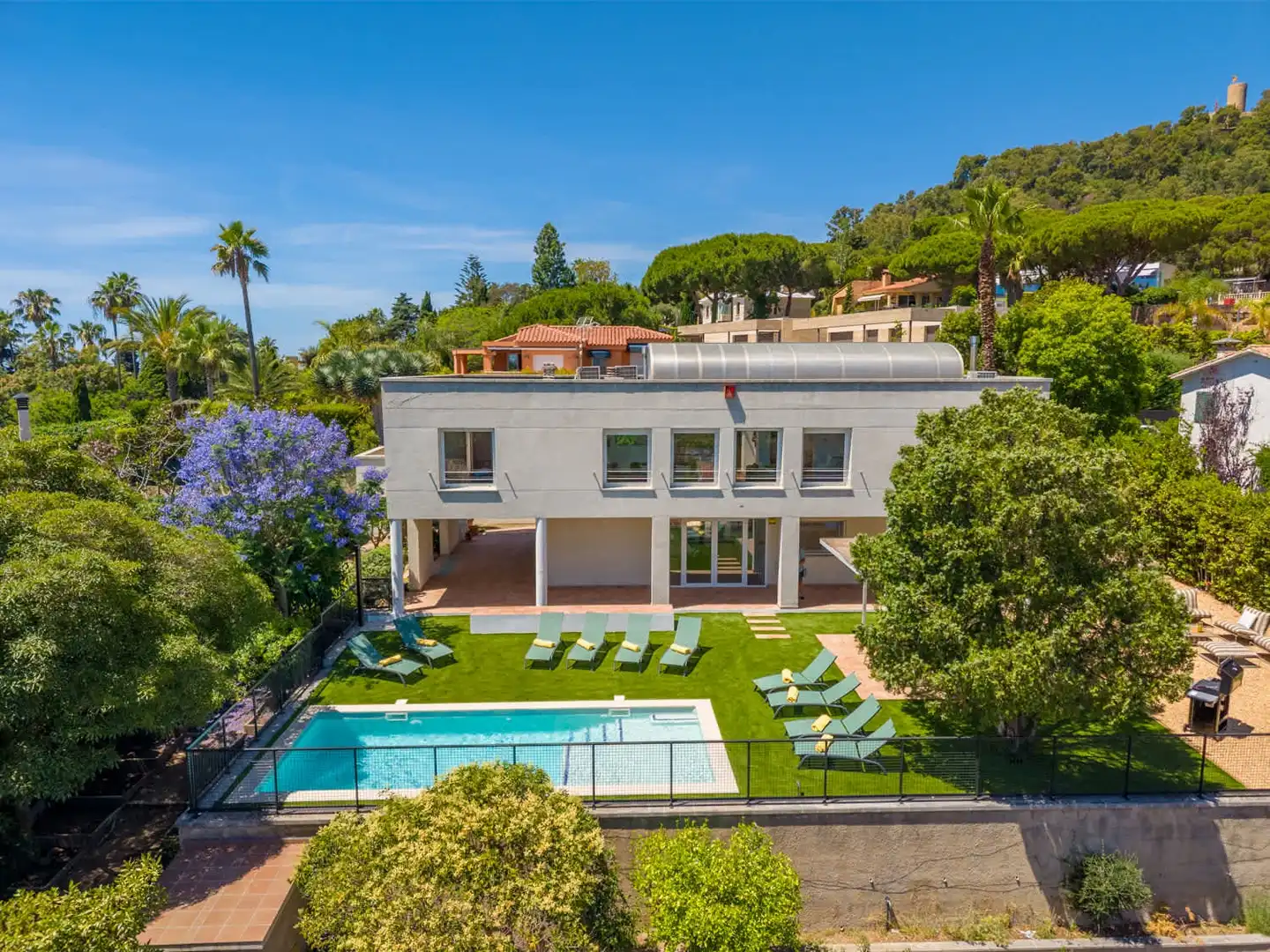 Vista exterior de Casa o chalet de alquiler en Blanes con Aire acondicionado, Calefacción y Jardín privado