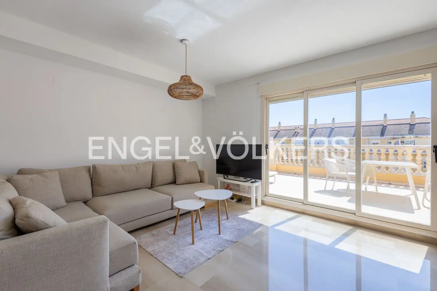 Living room of Duplexes for rent in Dénia  with Air Conditioner, Heating and Swimming Pool