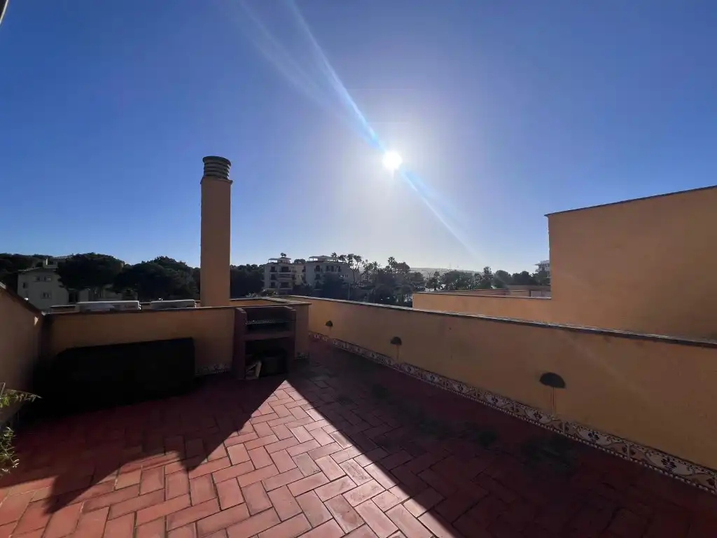 Terrassa de Àtic de lloguer en Calvià amb Aire condicionat, Jardí privat i Terrassa