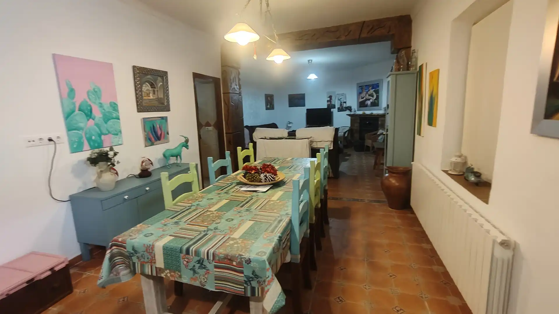 Dining room of Houses for sale in Pozo Alcón  with Swimming Pool and Furnished
