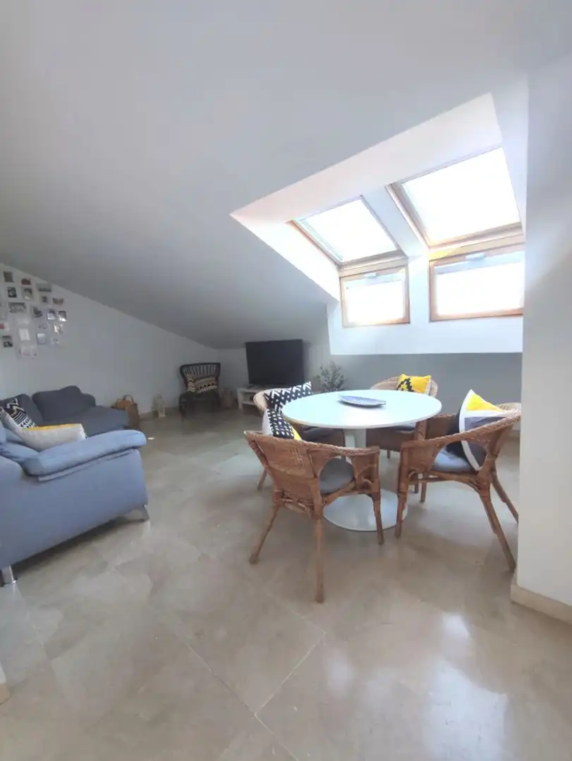 Living room of Attic for sale in Alcalá de Guadaira  with Air Conditioner, Terrace and Storage room