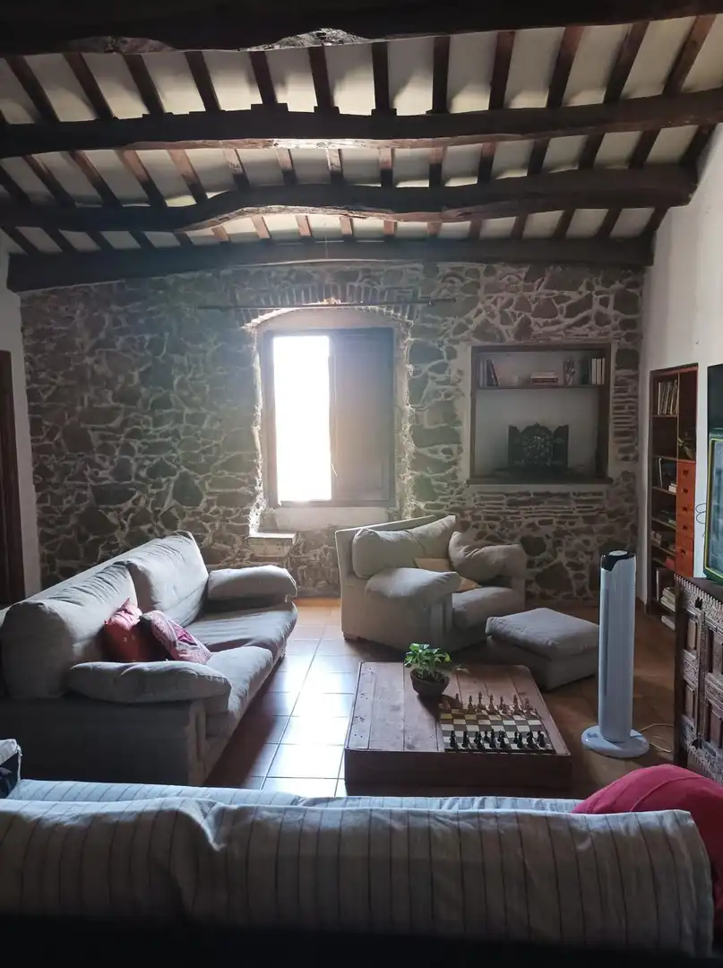 Sala de estar de Casa o chalet en venta en Sant Vicenç de Montalt con Aire acondicionado y Amueblado