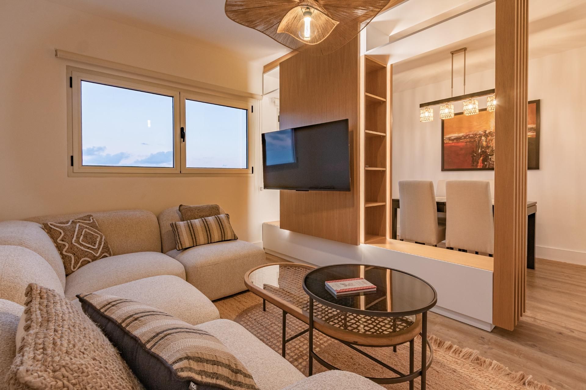 Sala de estar de Apartamento de alquiler en Las Palmas de Gran Canaria