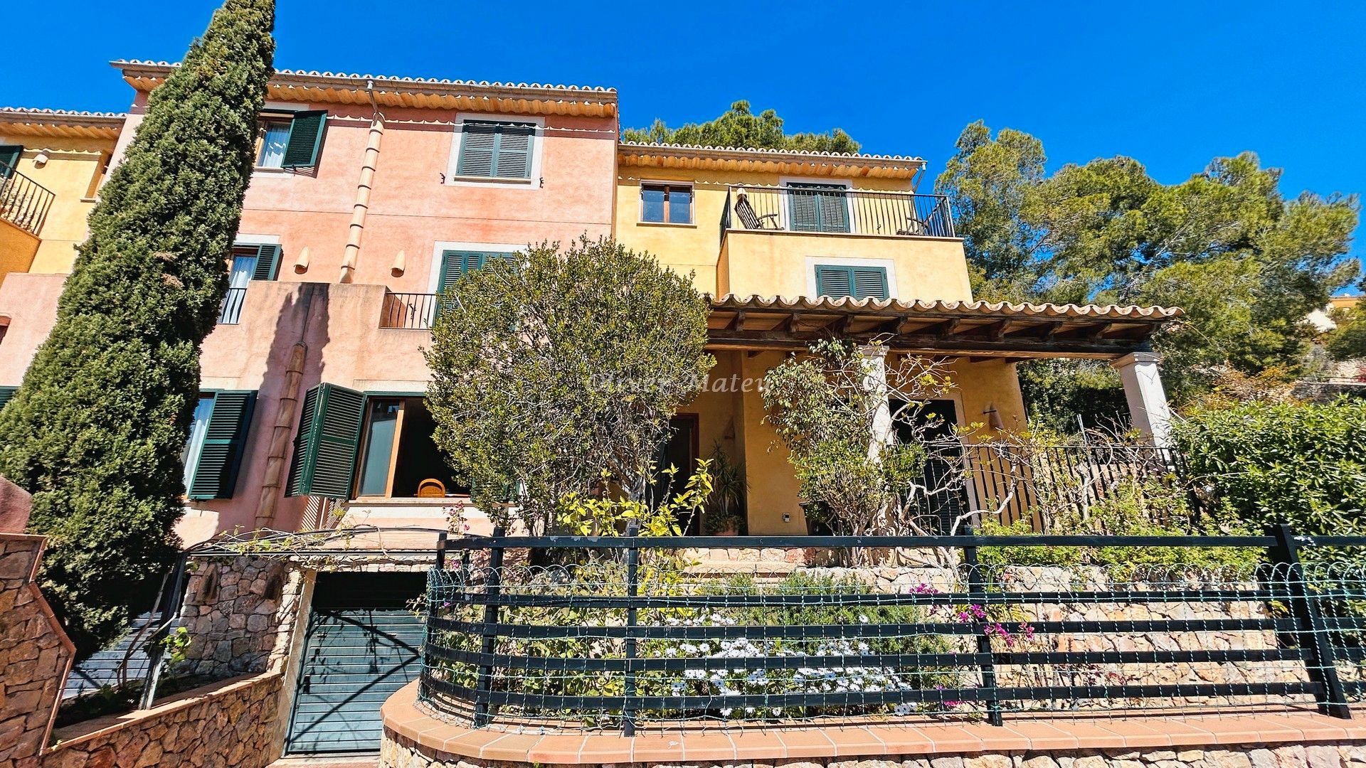 Exterior view of Single-family semi-detached for sale in Calvià  with Air Conditioner, Heating and Private garden