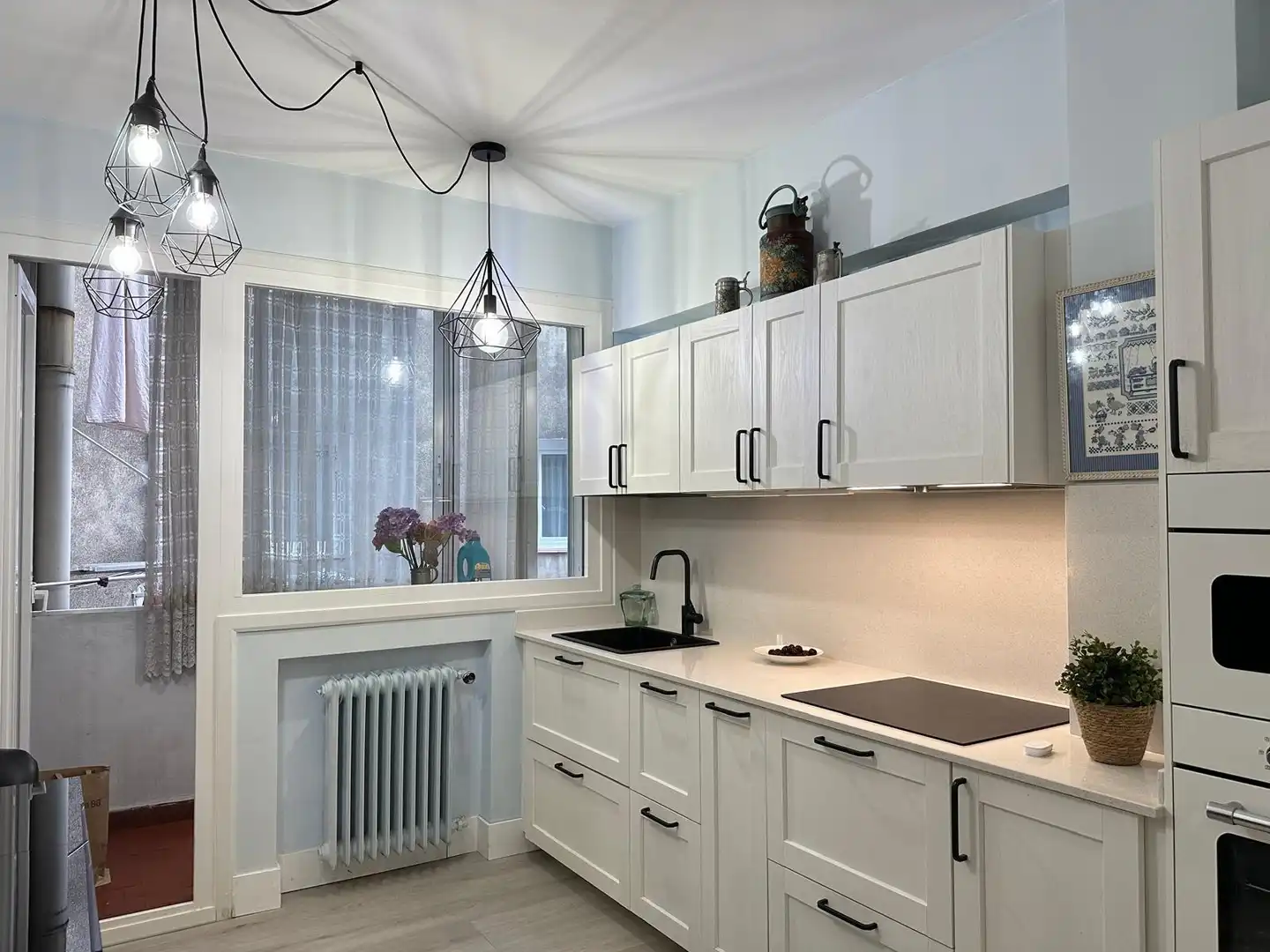 Cocina de Piso en venta en Getxo  con Calefacción, Terraza y Amueblado