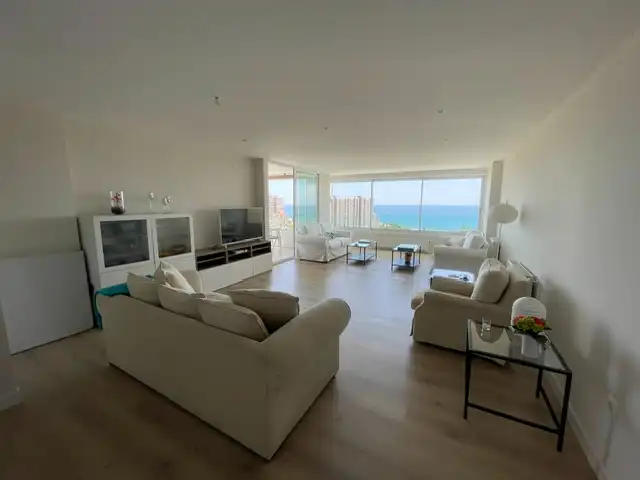 Sala de estar de Piso de alquiler en Alicante / Alacant con Terraza, Amueblado y Internet
