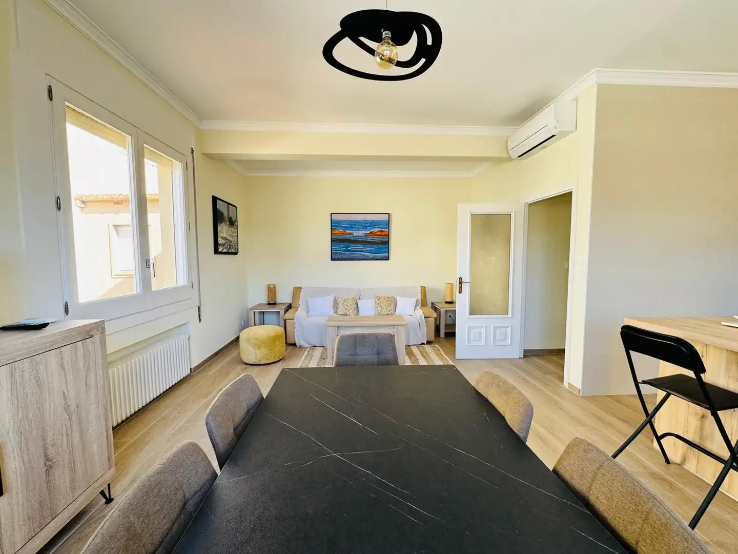 Dining room of Flat for sale in Figueres  with Air Conditioner, Heating and Terrace