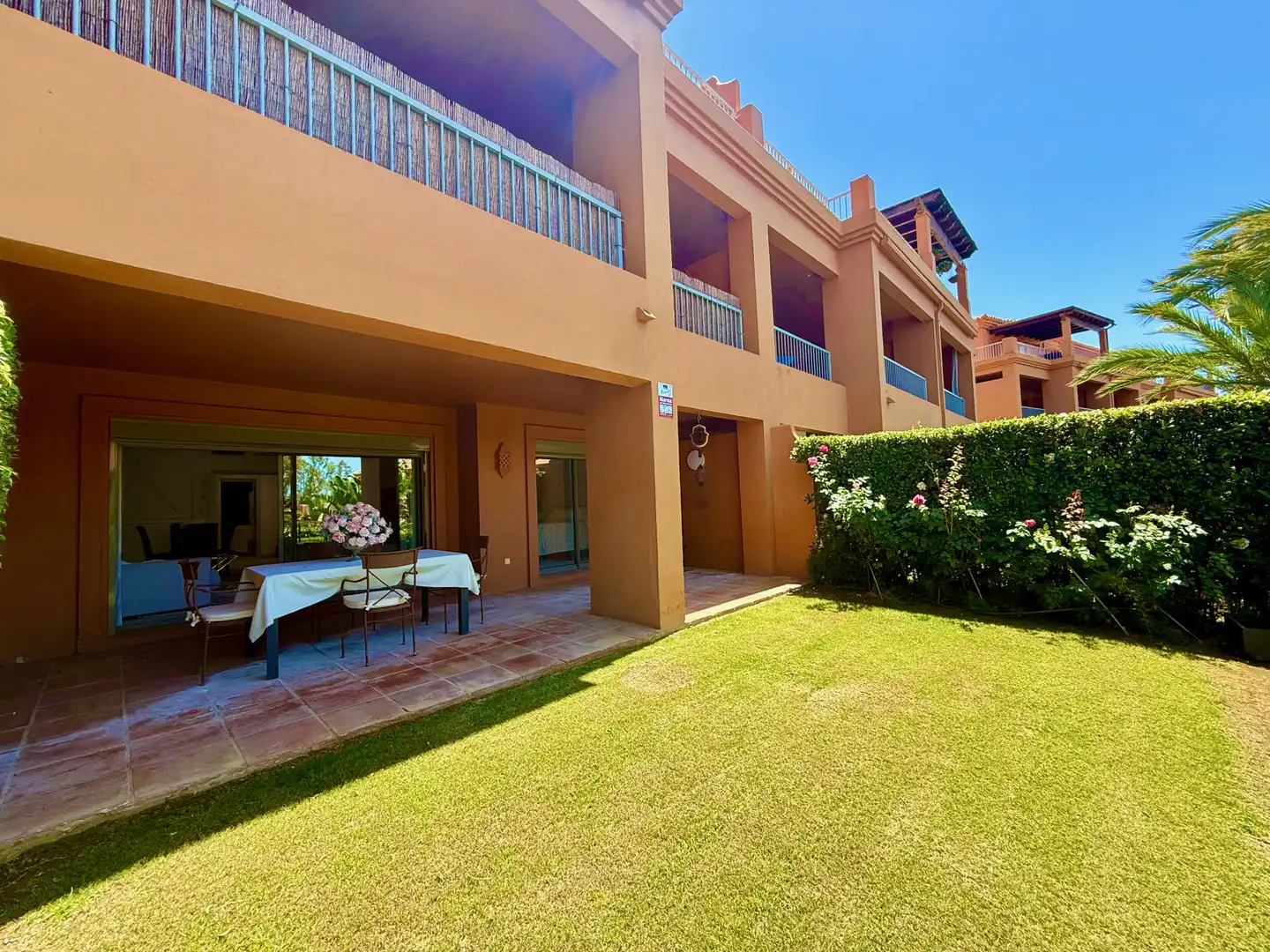 Terrace of Ground floor for rent in Estepona  with Private garden, Terrace and Swimming Pool