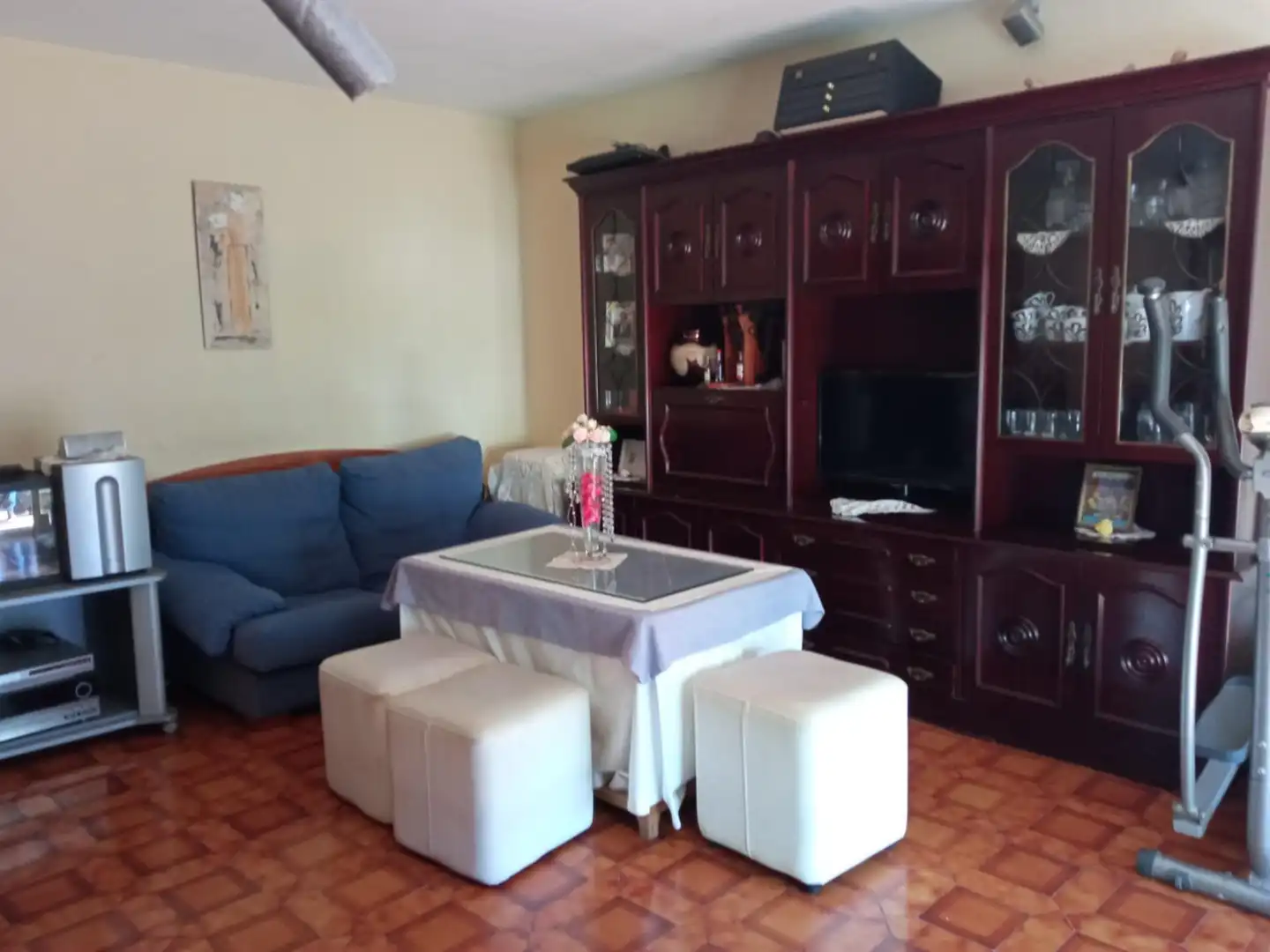 Sala d'estar de Casa o xalet en venda en Málaga amb Jardí privat, Terrassa i Traster