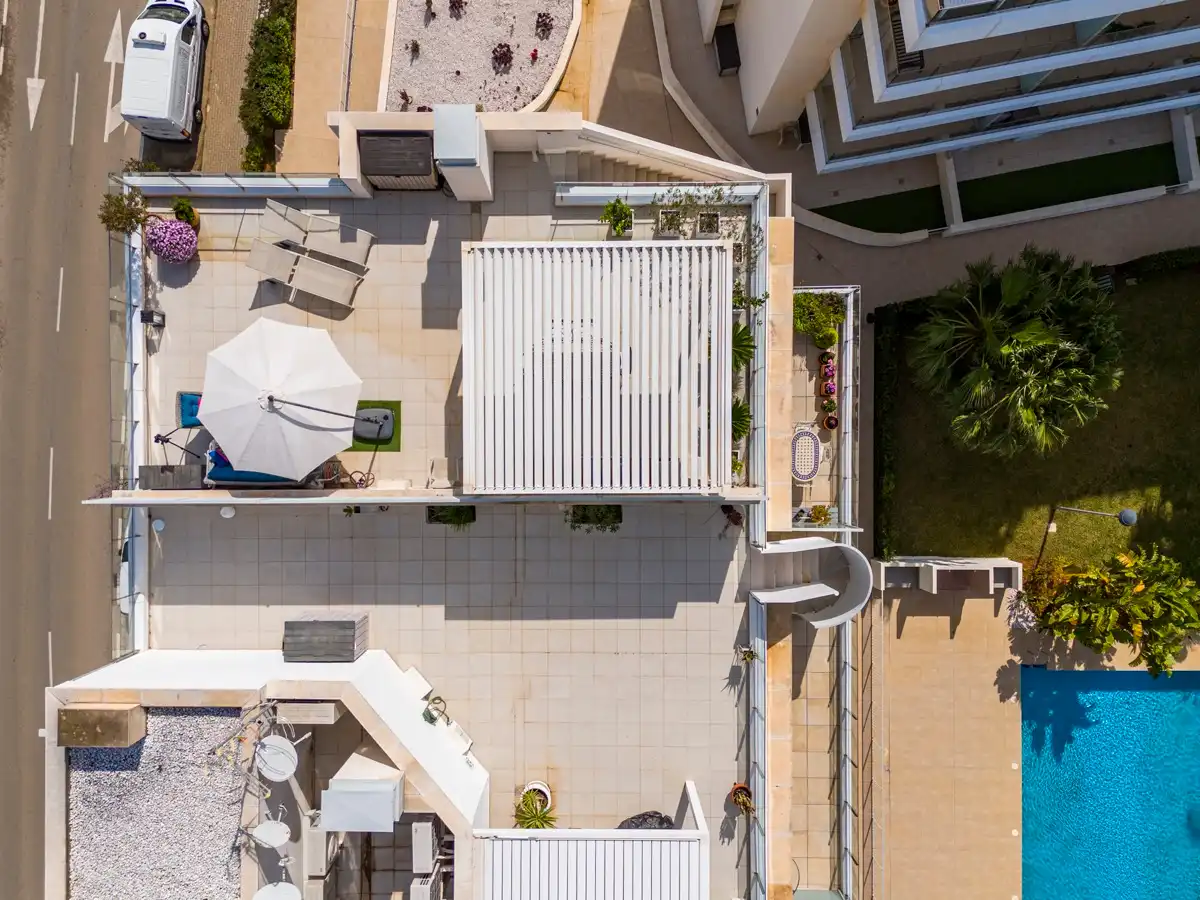 Terrasse von Dachboden zum Verkauf in Dénia mit Klimaanlage, Heizung und Terrasse